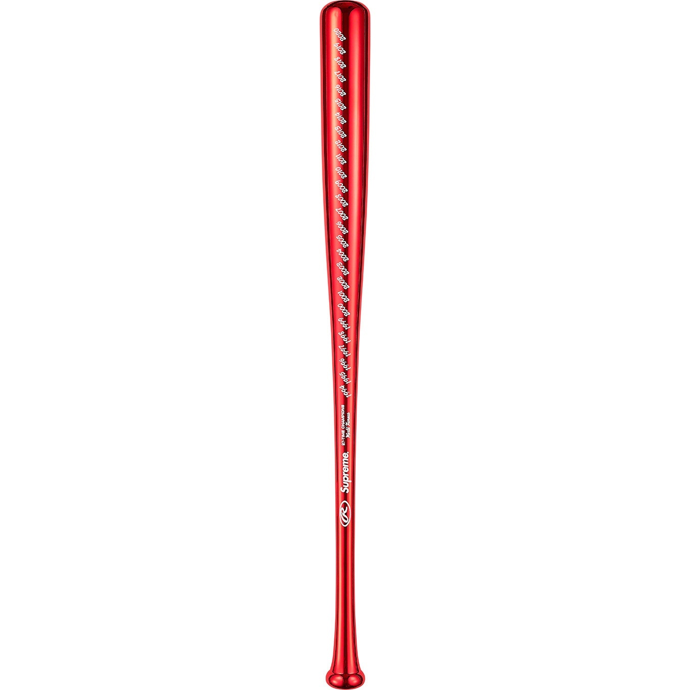 Supreme®/Rawlings® Chrome Maple Wood Baseball Bat view 3
